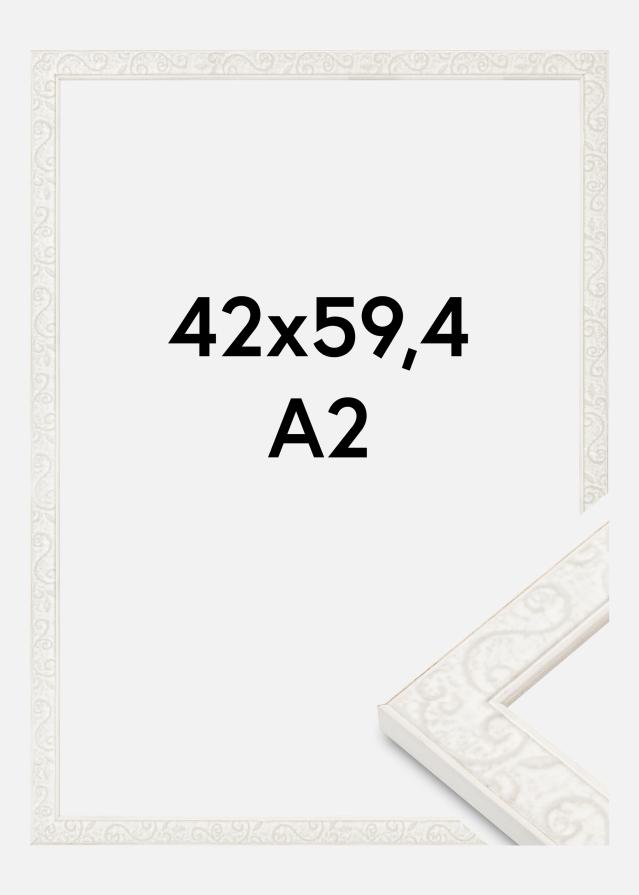 Ramme Milton Akrylglas Hvid 42x59,4 cm (A2)