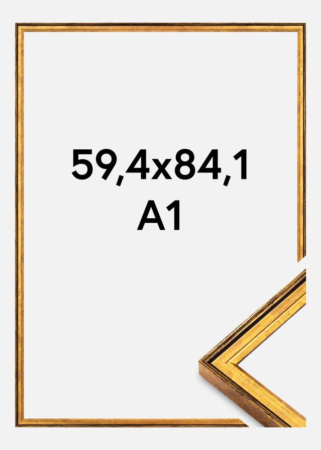 Ramme Ringa Akrylglas Guld 59,4x84,1 cm (A1)
