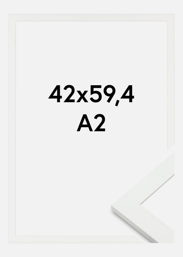 Ramme Sandra Akrylglas Hvid 42x59,4 cm (A2)