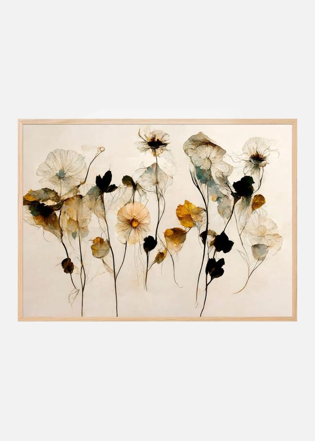 Beautiful Dry Flowers Plakat