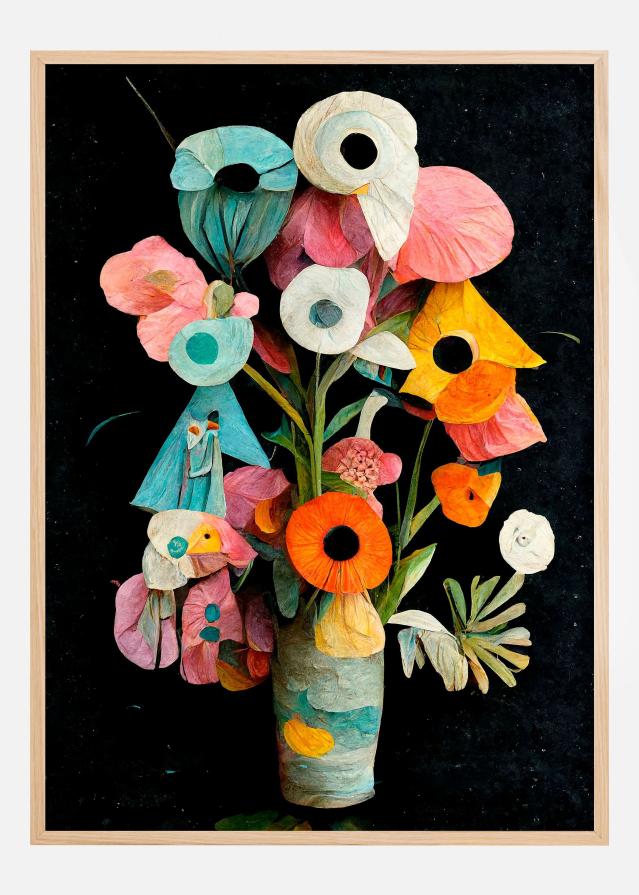 Les Fleurs Plakat