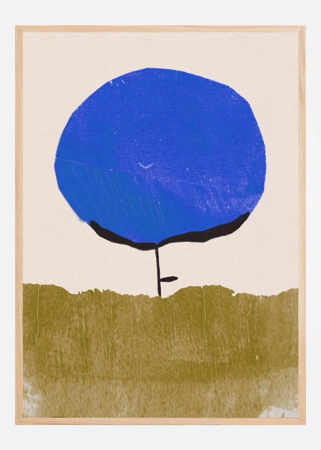 Blue Flower Plakat