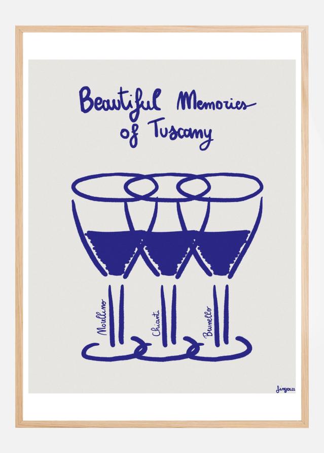Il vino Plakat