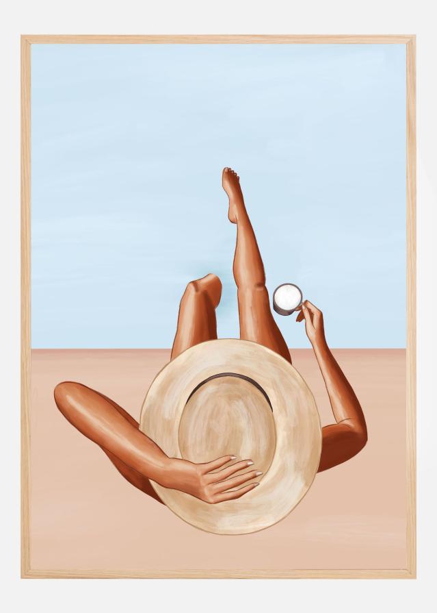 Poolside Girl Plakat