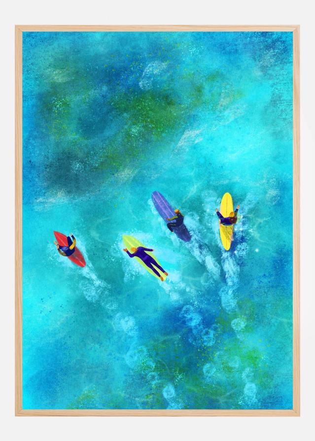 Surfer Dudes Plakat