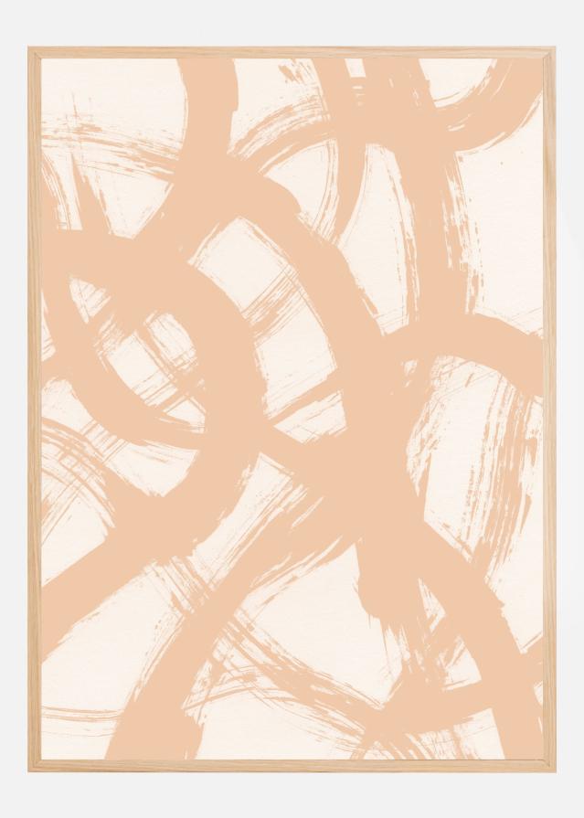 Abstract Brush Strokes 98B Plakat