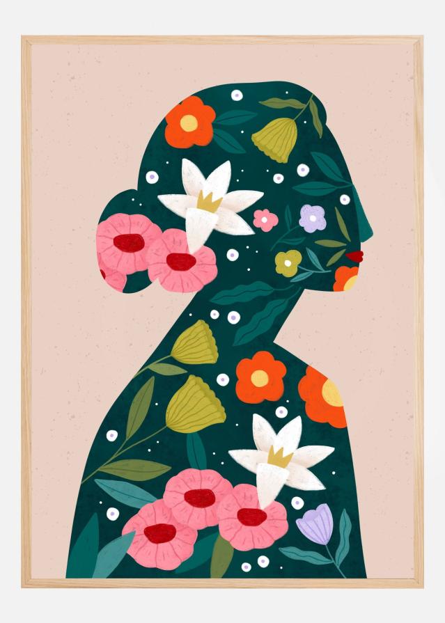 Filled With Flowers Plakat