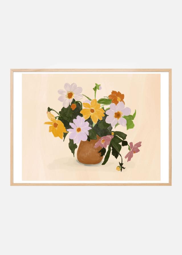 Pandcsummerflowers Copy Plakat