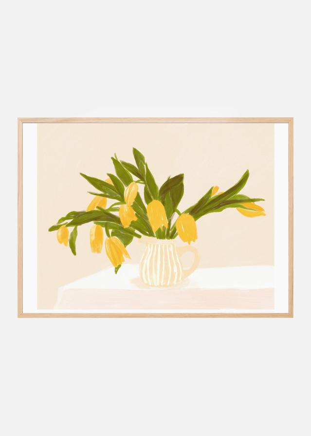 Pandcyellowtulips Copy Plakat