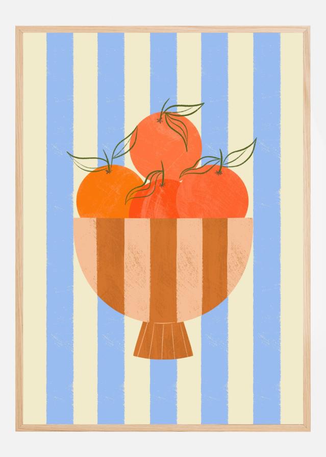 Bowl of Oranges Plakat