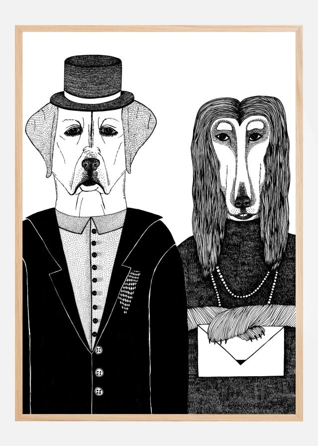 Dogs Couple Plakat