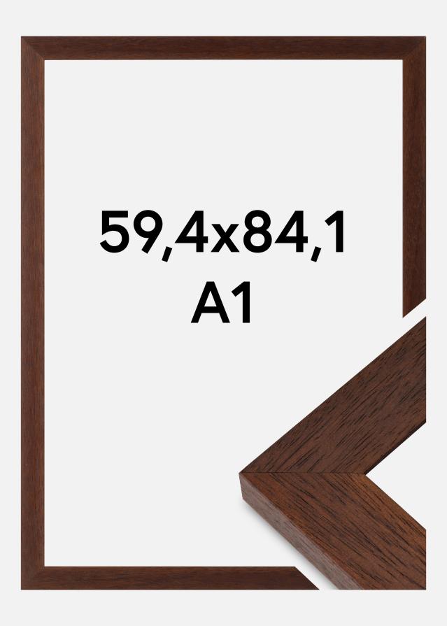 Ramme Juno Akrylglas Teak 59,4x84,1 cm (A1)