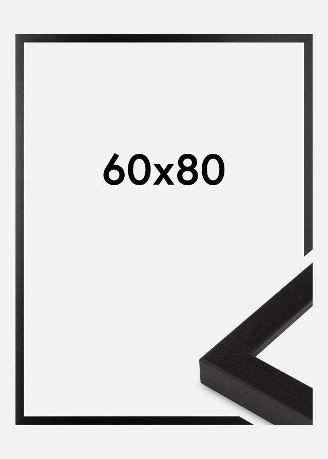 Billedramme Sort Bred 60 x 80 cm