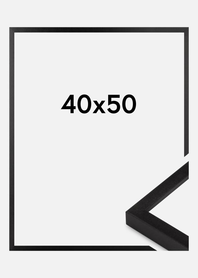 Billedramme Sort Smal 40 x 50 cm