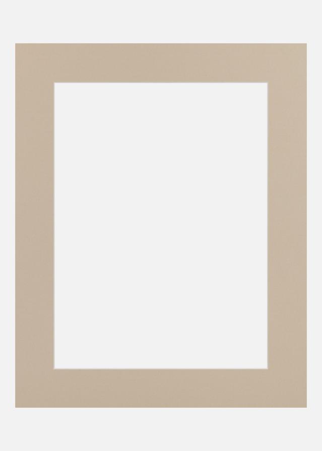 Passepartout Fossil (Hvid kerne) 40x50 cm (29x39)