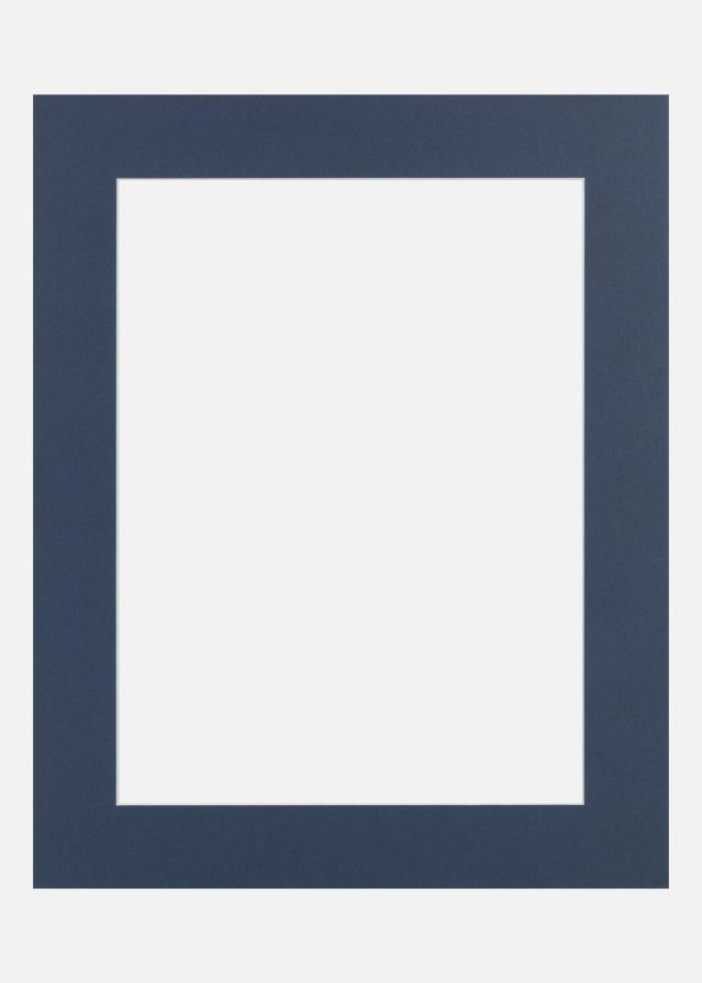 Passepartout Blue Moon (Hvid kerne) 40x50 cm (28,7x41 - A3)