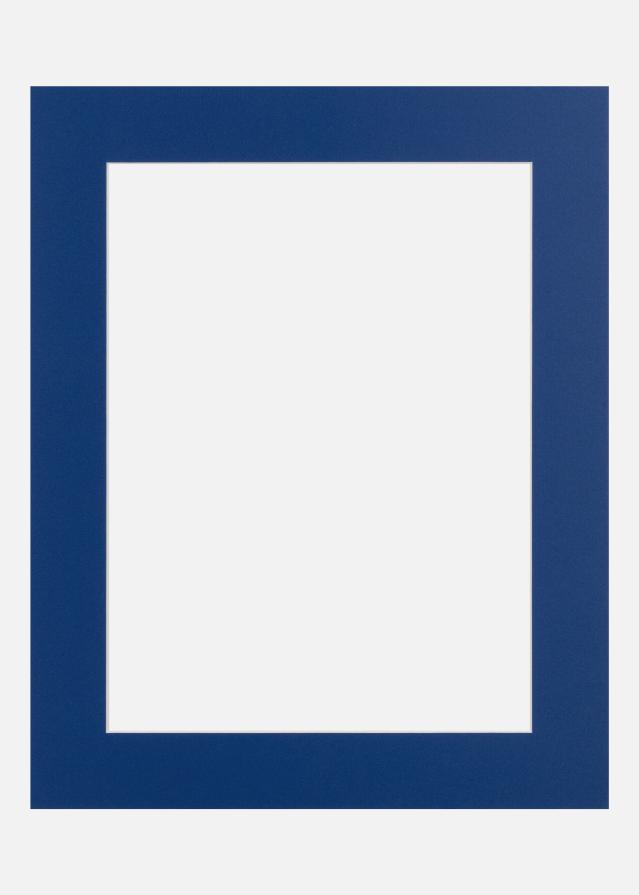 Passepartout Flag Blue (Hvid kerne) 40x40 cm (29x29)