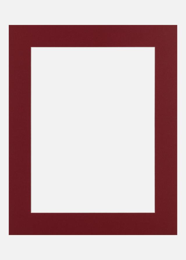 Passepartout Cabernet (Hvid kerne) 50x70 cm (39x59)