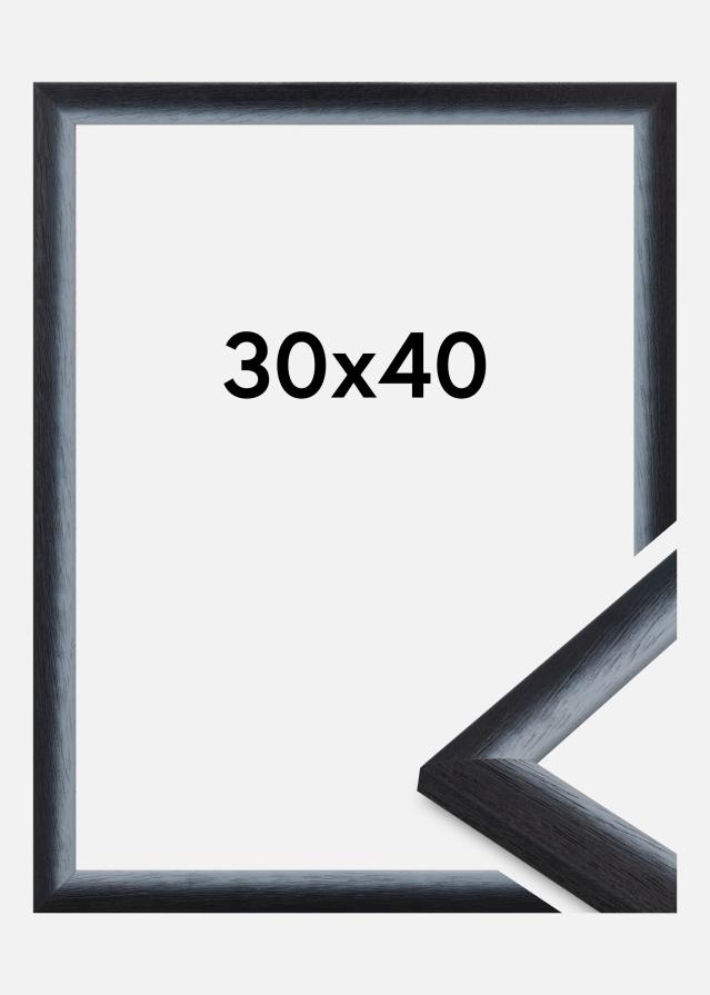 Ramme Cornwall Akrylglas Sort 30x40 cm