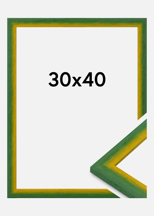 Ramme Cornwall Akrylglas Grøn 30x40 cm