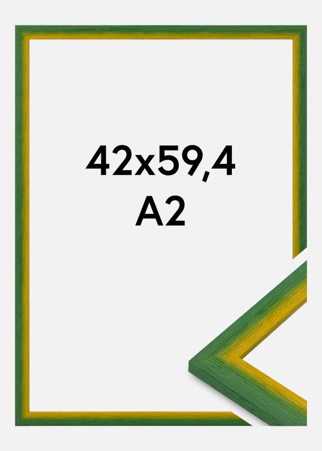 Ramme Cornwall Akrylglas Grøn 42x59,4 cm (A2)