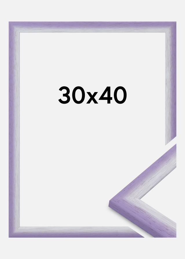 Ramme Cornwall Akrylglas Lyslilla 30x40 cm