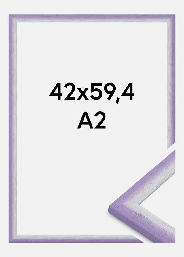 Ramme Cornwall Akrylglas Lyslilla 42x59,4 cm (A2)