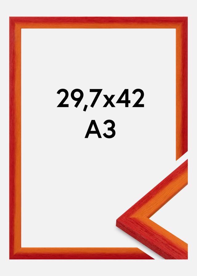 Ramme Cornwall Akrylglas Rød 29,7x42 cm (A3)