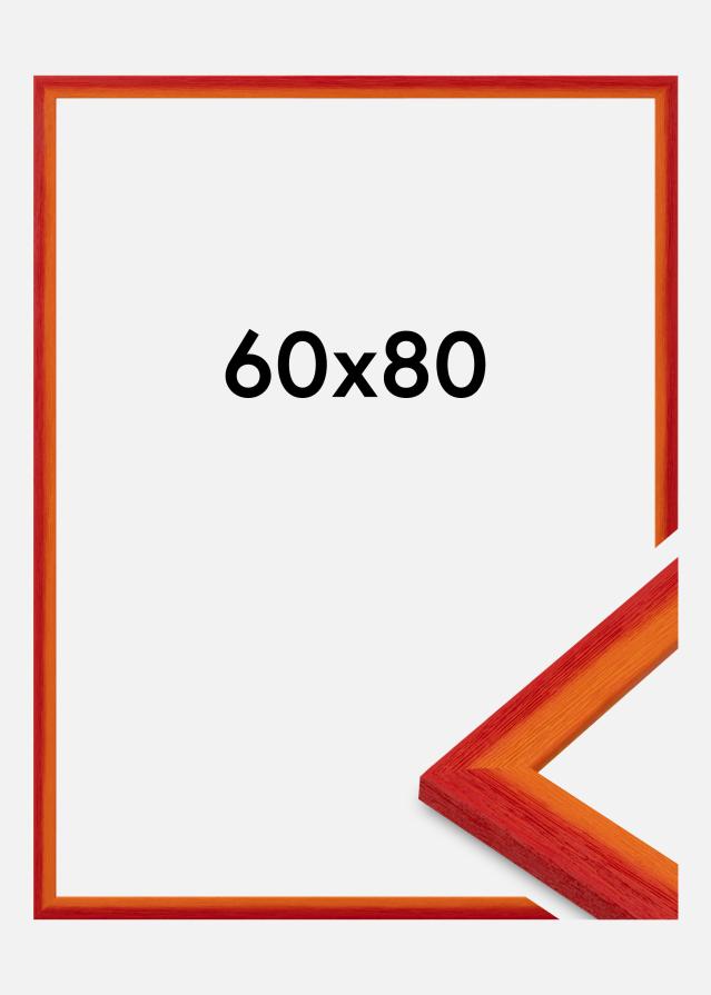 Ramme Cornwall Akrylglas Rød 60x80 cm