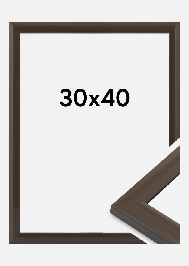 Ramme Dorset Akrylglas Mørkegrå 30x40 cm
