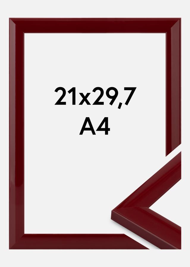 Ramme Dorset Akrylglas Mørkerød 21x29,7 cm (A4)