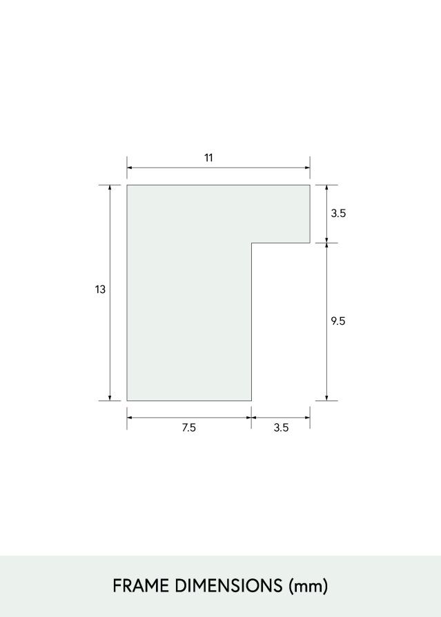 Ramme Smal Eg Akrylglas 13x18 cm