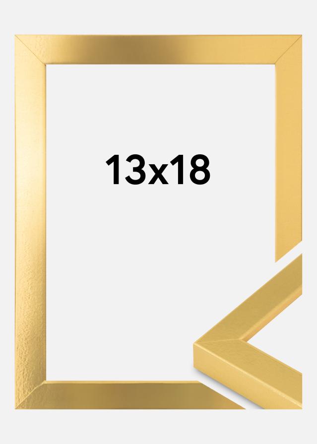 Billedramme Guld Bred 13 x 18 cm