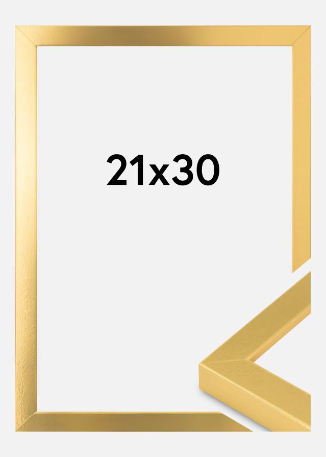 Billedramme Guld Bred 21 x 30 cm