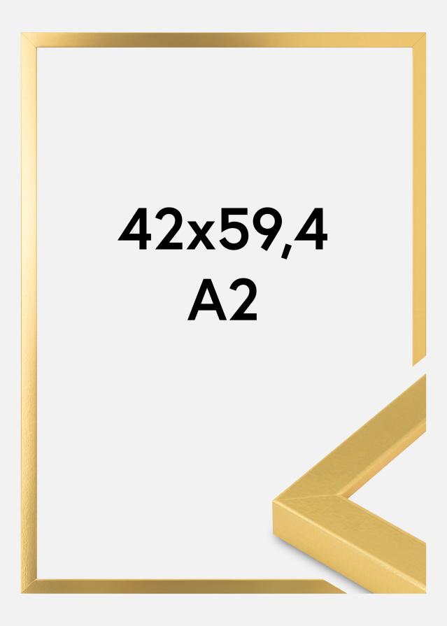 Billedramme Guld Bred 42 x 59,4 cm (A2)