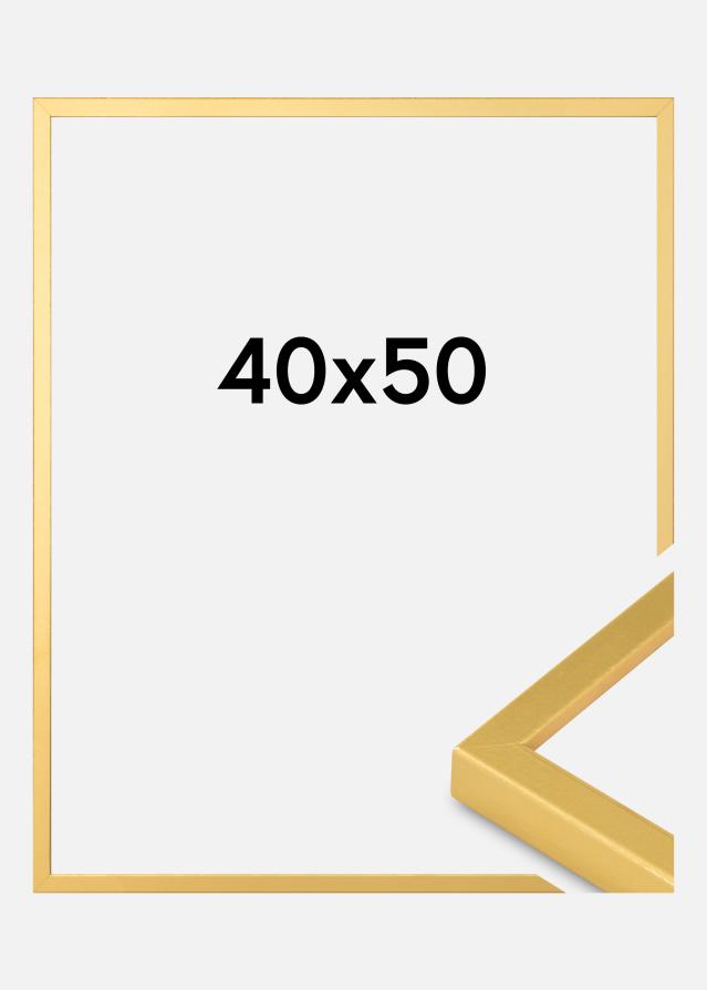 Billedramme Guld Smal 40 x 50 cm