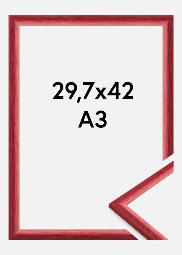 Ramme Cornwall Akrylglas Mørkerød 29,7x42 cm (A3)