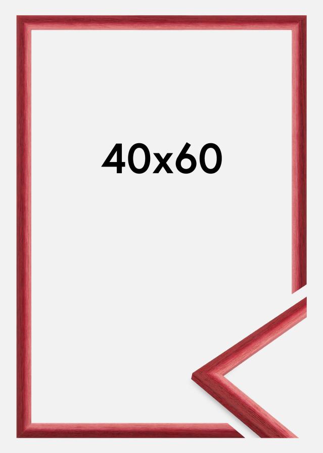 Ramme Cornwall Akrylglas Mørkerød 40x60 cm