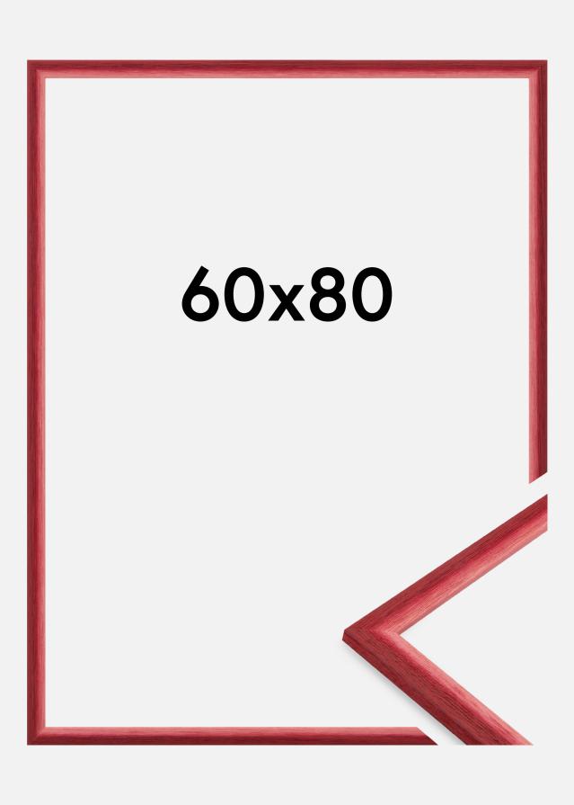 Ramme Cornwall Akrylglas Mørkerød 60x80 cm
