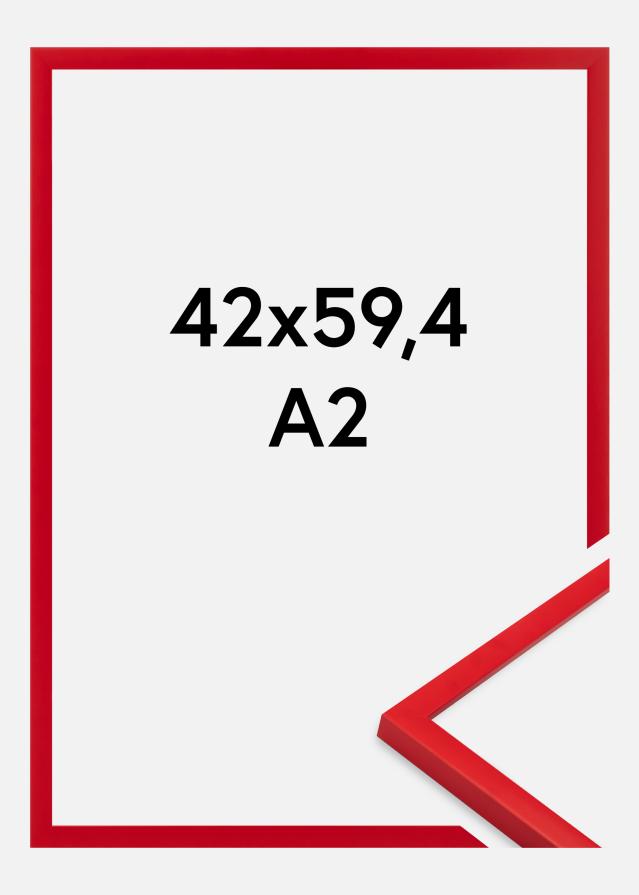 Ramme Kent Akrylglas Rød 42x59,4 cm (A2)