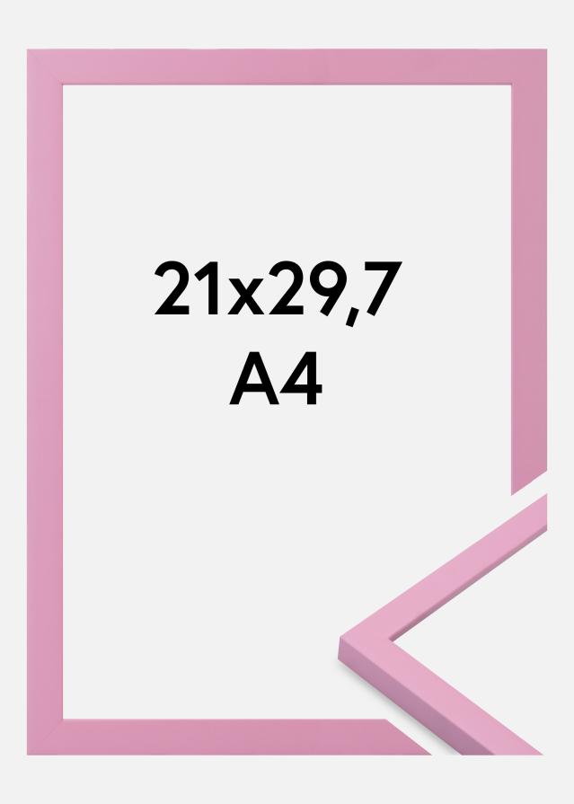Ramme Kent Akrylglas Lyserød 21x29,7 cm (A4)