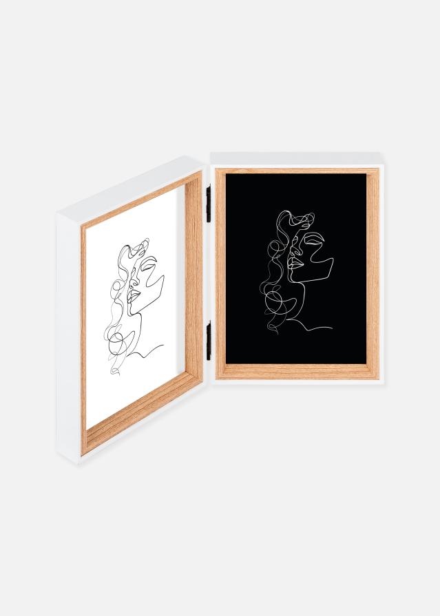 Silhouette Folderamme Eg 13x18 cm - 2 billeder