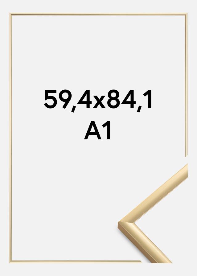 Ramme New Lifestyle Akrylglas Guld 59,4x84 cm (A1)