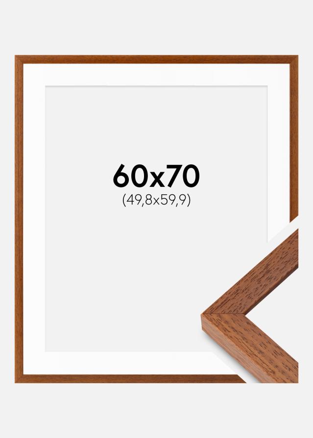 Ramme Hermes Bog 60x70 cm - Passepartout Hvid 20x24 inches