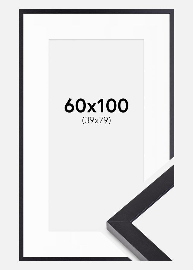 Ramme Selection Sort 60x100 cm - Passepartout Hvid 40x80 cm