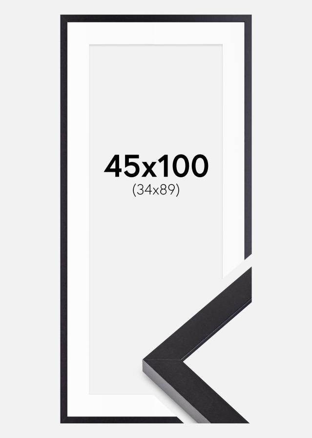 Ramme Selection Sort 45x100 cm - Passepartout Hvid 35x90 cm