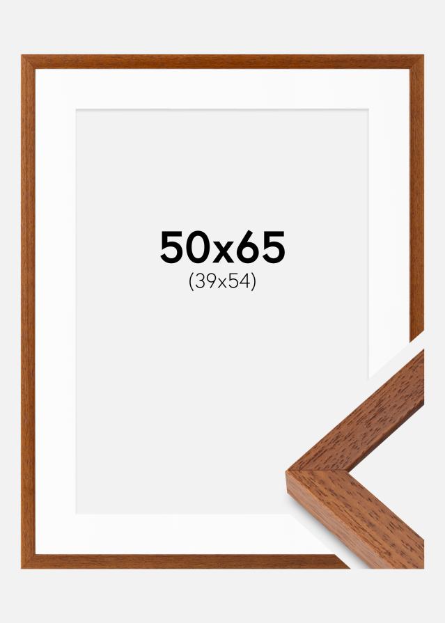 Ramme Hermes Bog 50x65 cm - Passepartout Hvid 40x55 cm