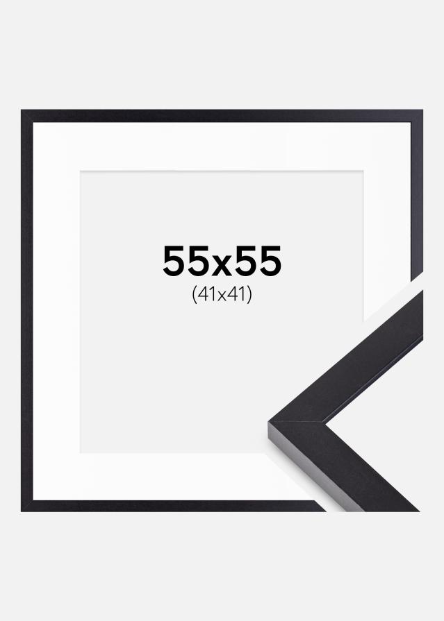 Ramme Selection Sort 55x55 cm - Passepartout Hvid 42x42 cm
