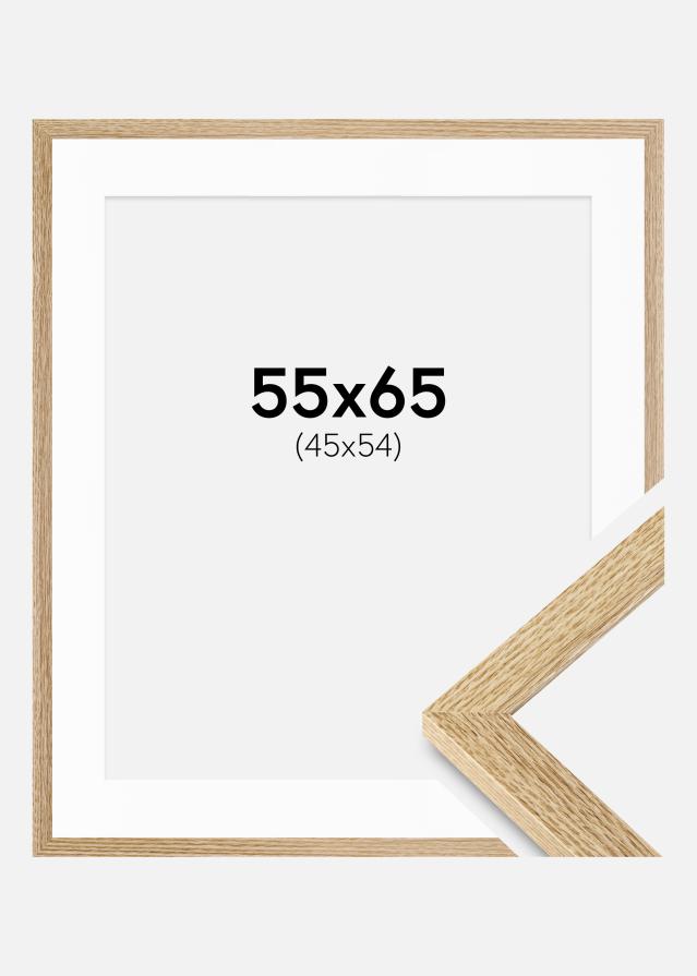 Ramme Selection Eg 55x65 cm - Passepartout Hvid 46x55 cm