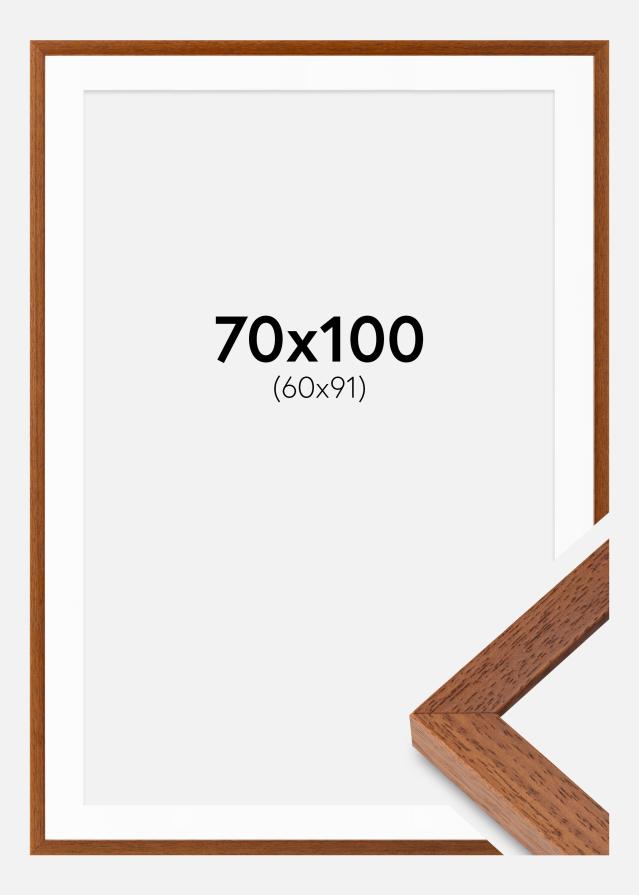 Ramme Hermes Bog 70x100 cm - Passepartout Hvid 61x92 cm